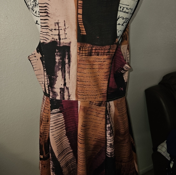 Bar III Womans Sleeveless Multi Colored Dress Size XXL - Picture 6 of 12